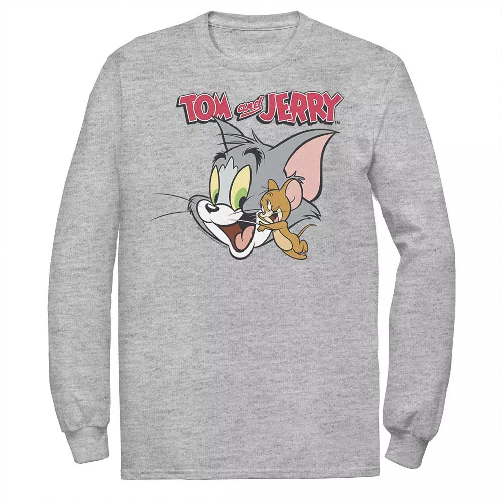 Men's Tom And Jerry Simple Portrait Logo Tee,  Product Image