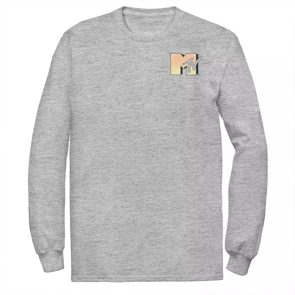 Men's MTV Music Television Gradient Left Chest Logo Tee,  Product Image