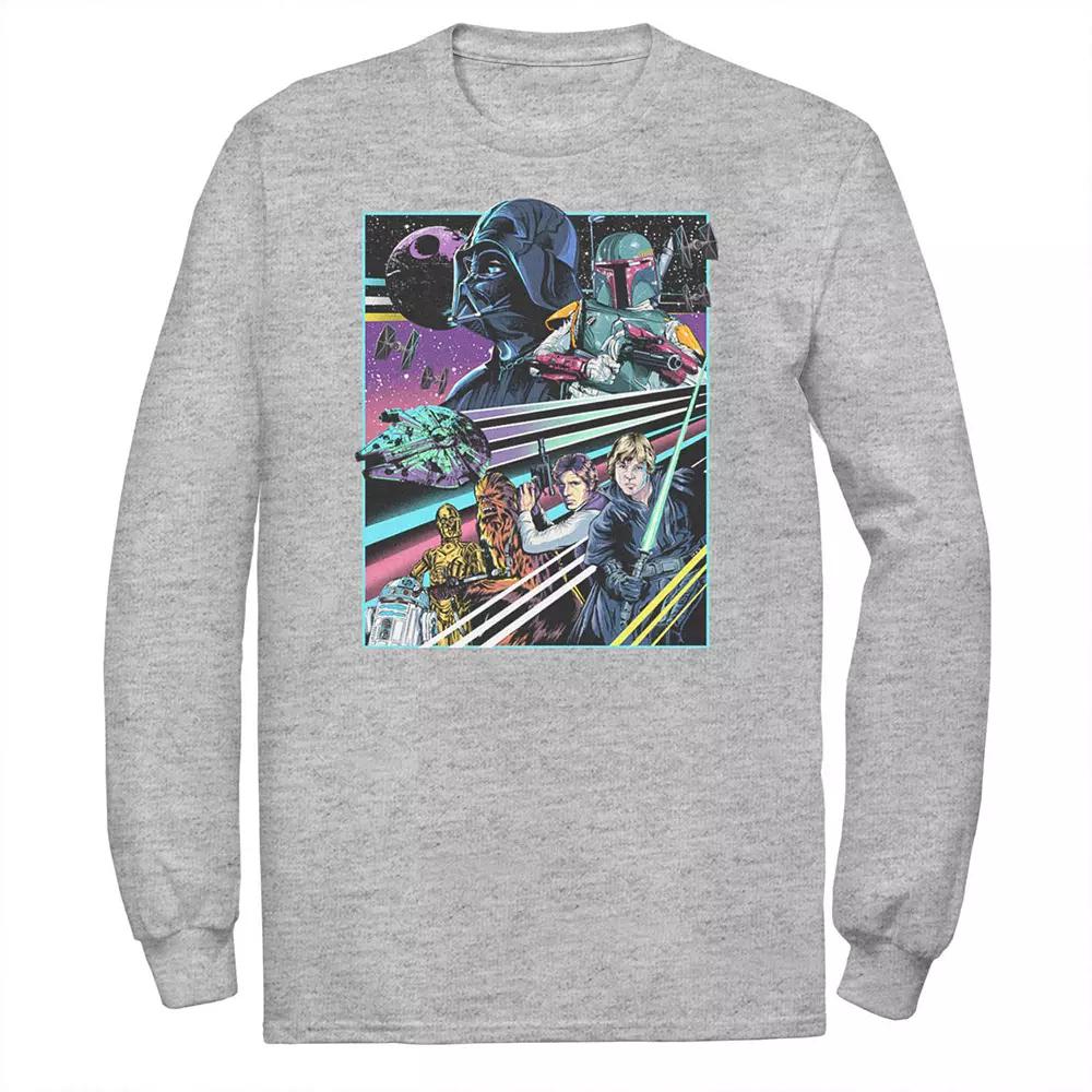 Men's Star Wars Neon Rebel Alliance Poster Tee,  Product Image