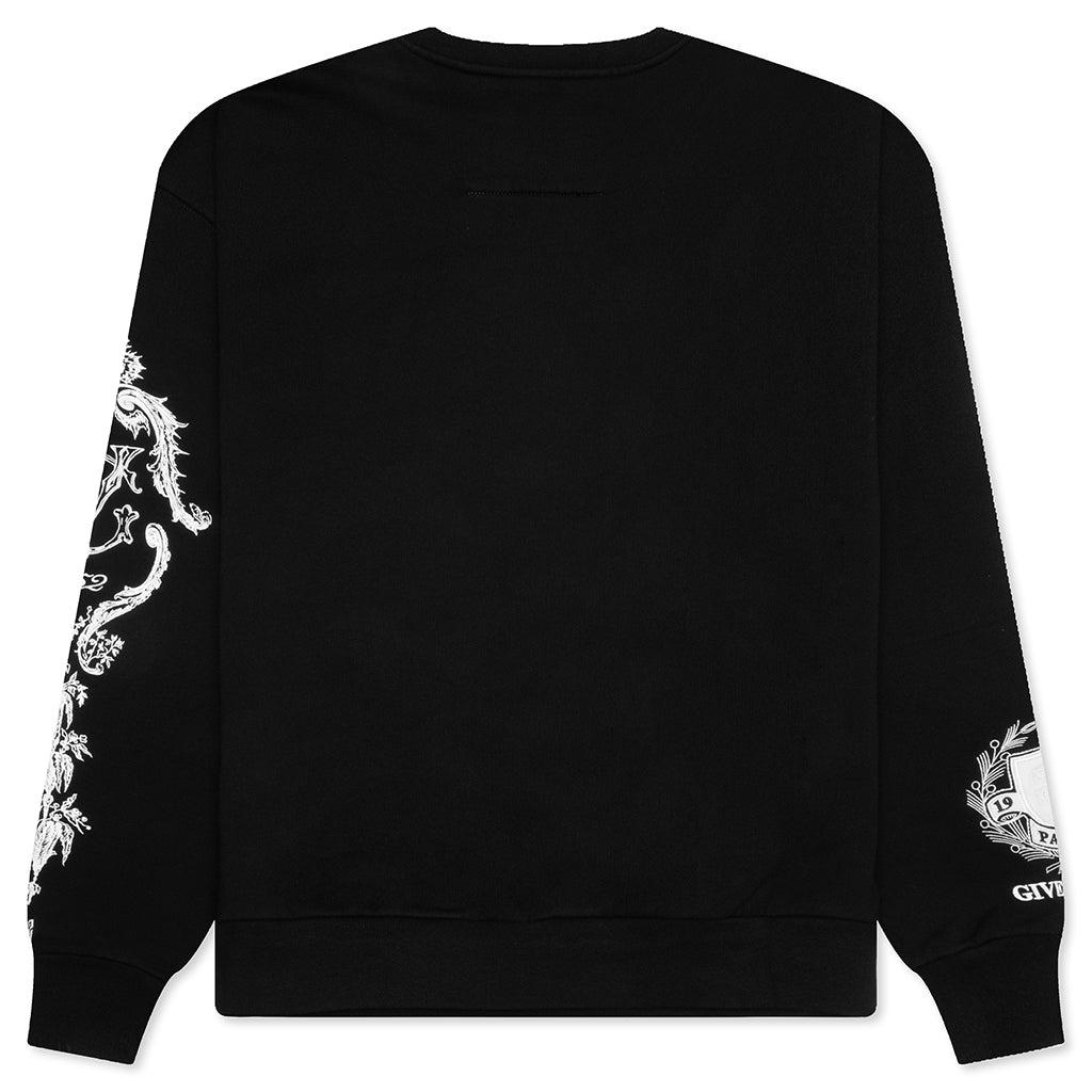 Crest Boxy Fit Sweatshirt - Black Male Product Image