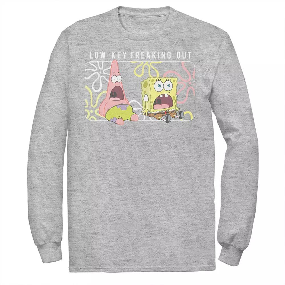 Men's Spongebob Patrick Low Key Freaking Out Tee,  Product Image