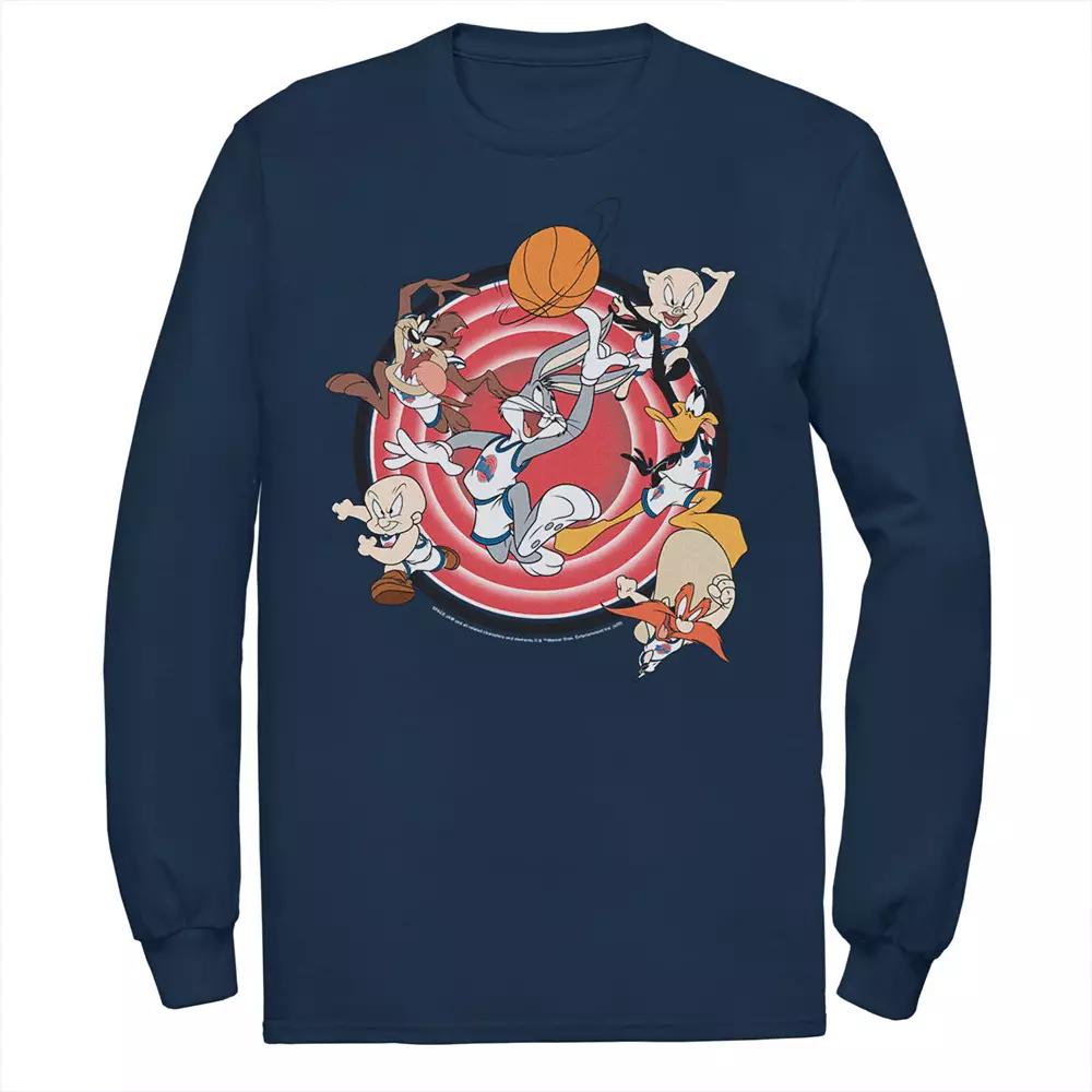 Men's Looney Tunes Space Jam Group Shot Leap Tee,  Product Image