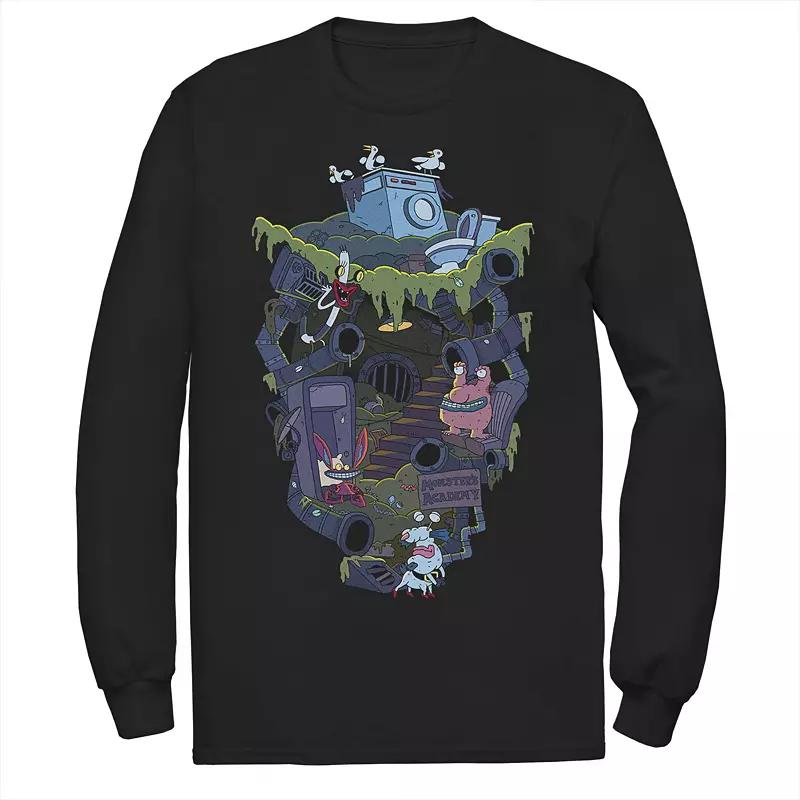 Men's Nickelodeon Aaahh!!! Real Monsters Underground Academy Long Sleeve Tee,  Product Image
