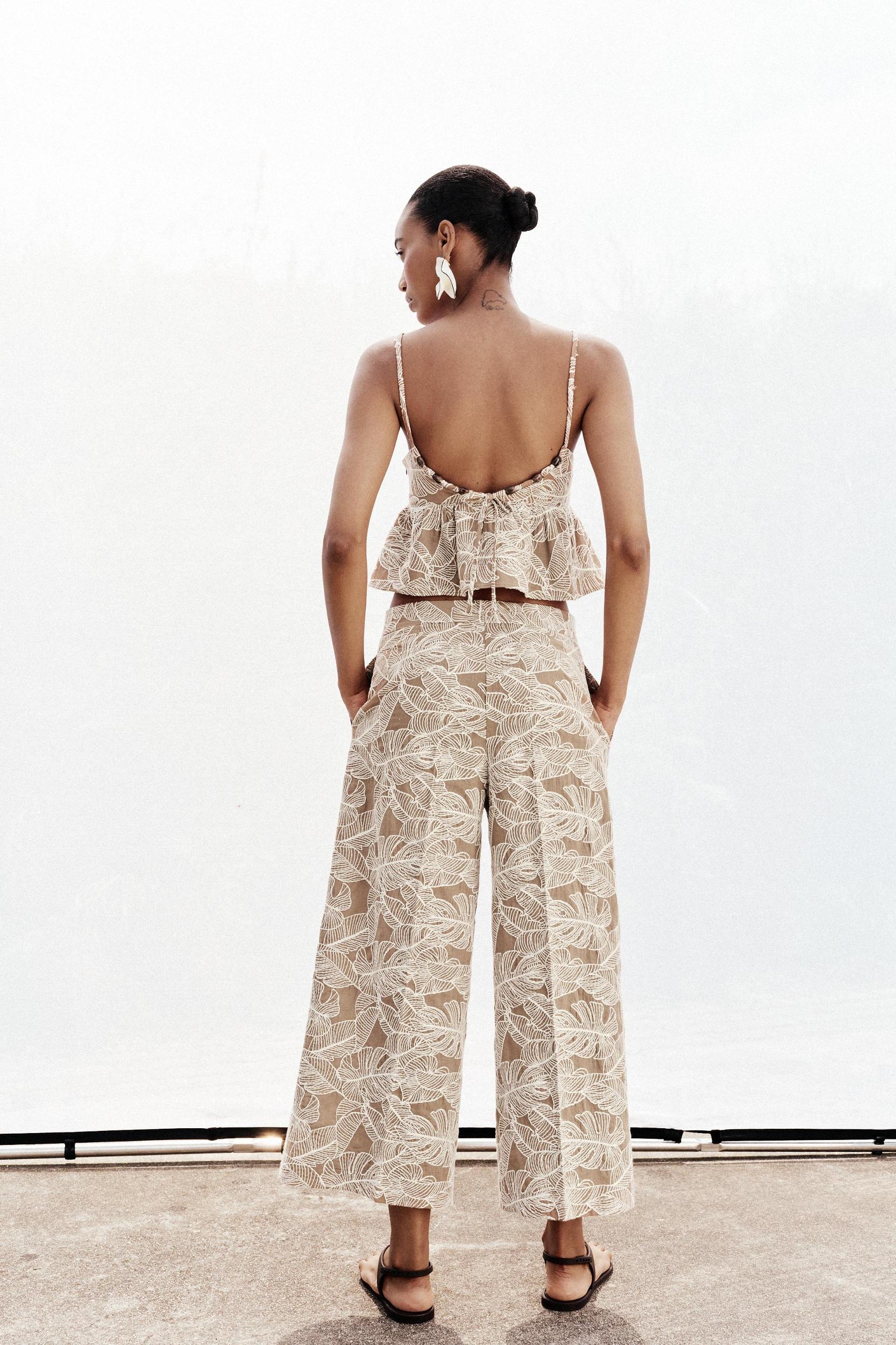 EMBROIDERED CULOTTES Product Image
