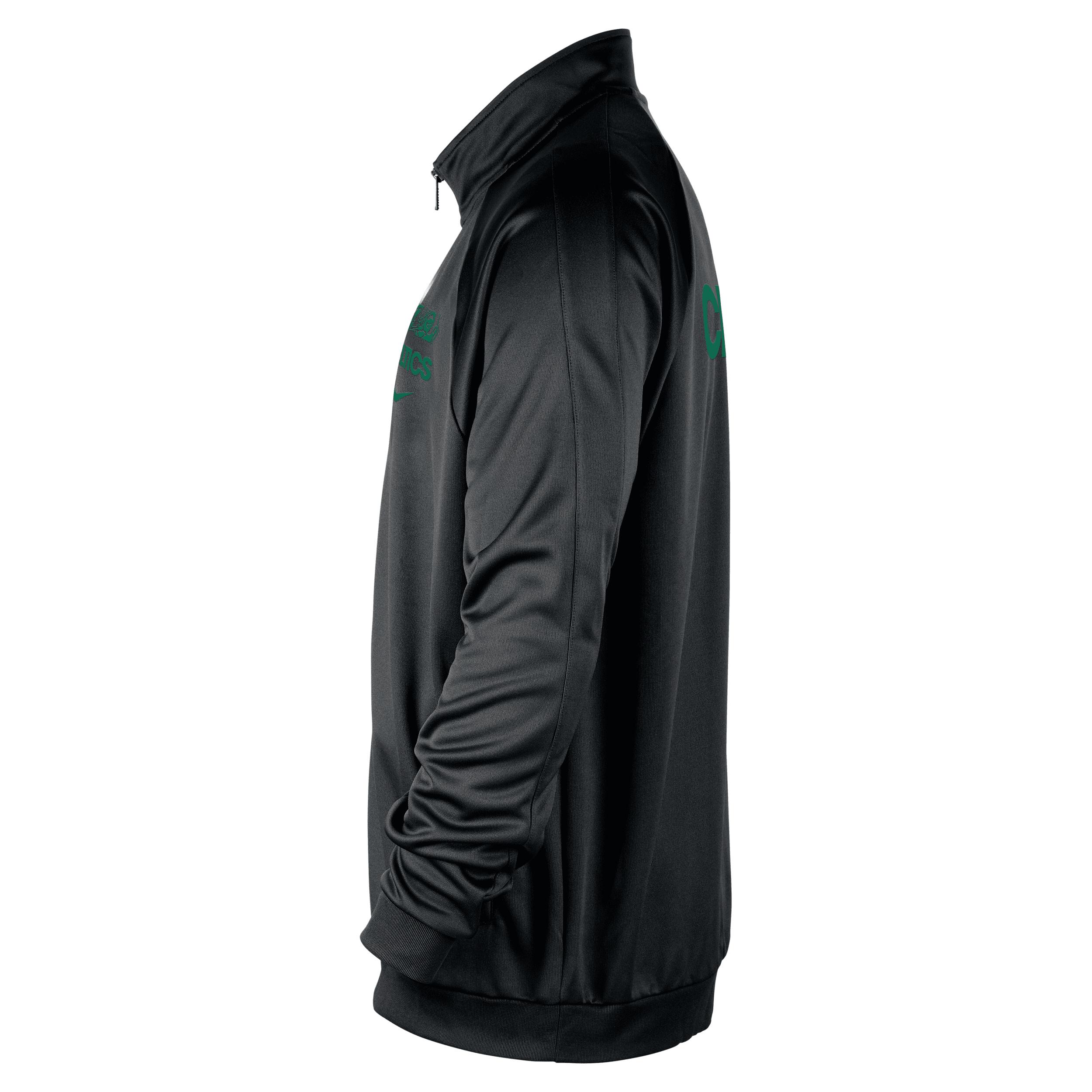 Boston Celtics Club Courtside Nike Mens NBA Poly-Knit Track Jacket | IB1500-010 Product Image