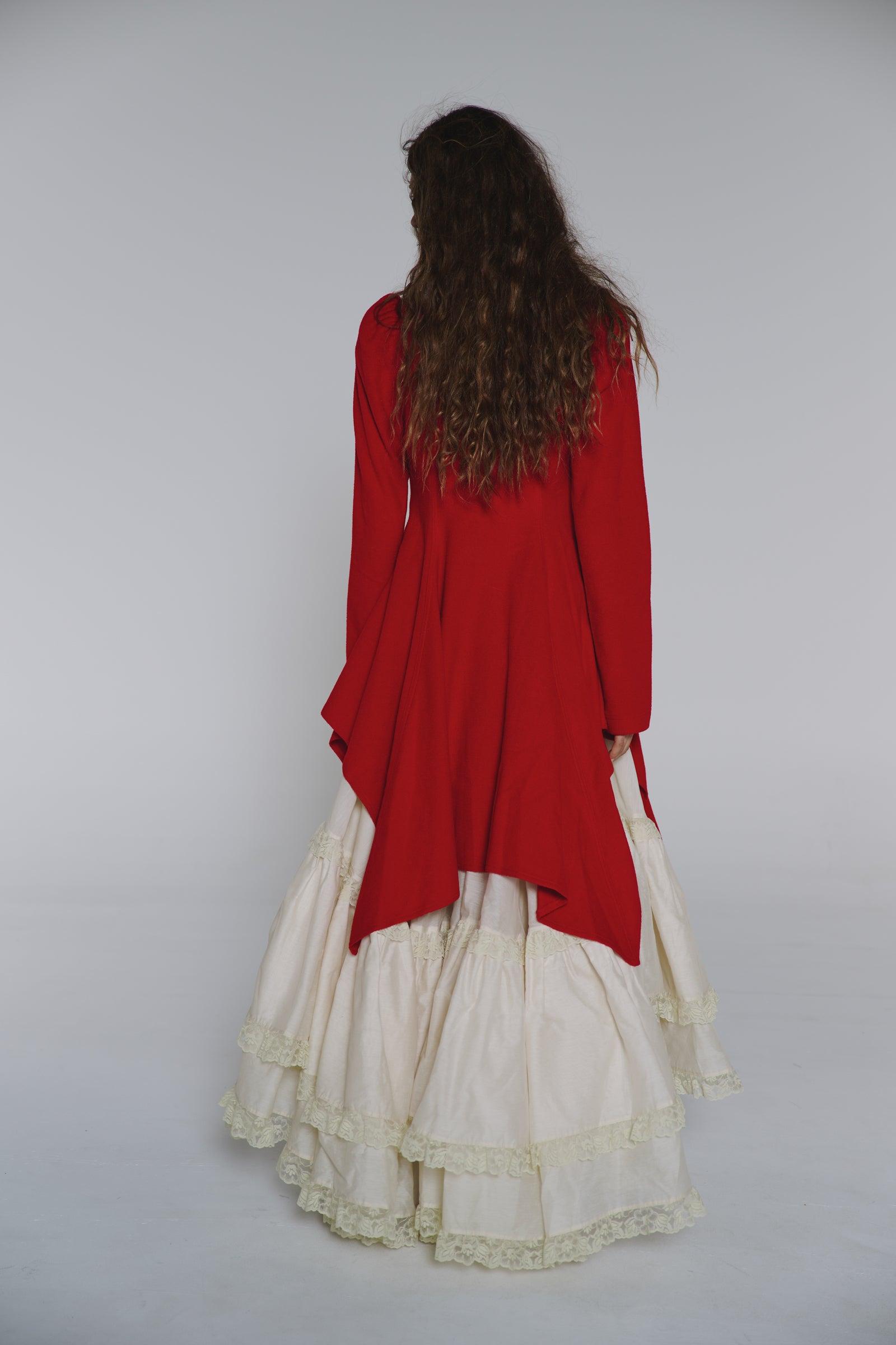 The Revolt Red Romantic Coat Product Image