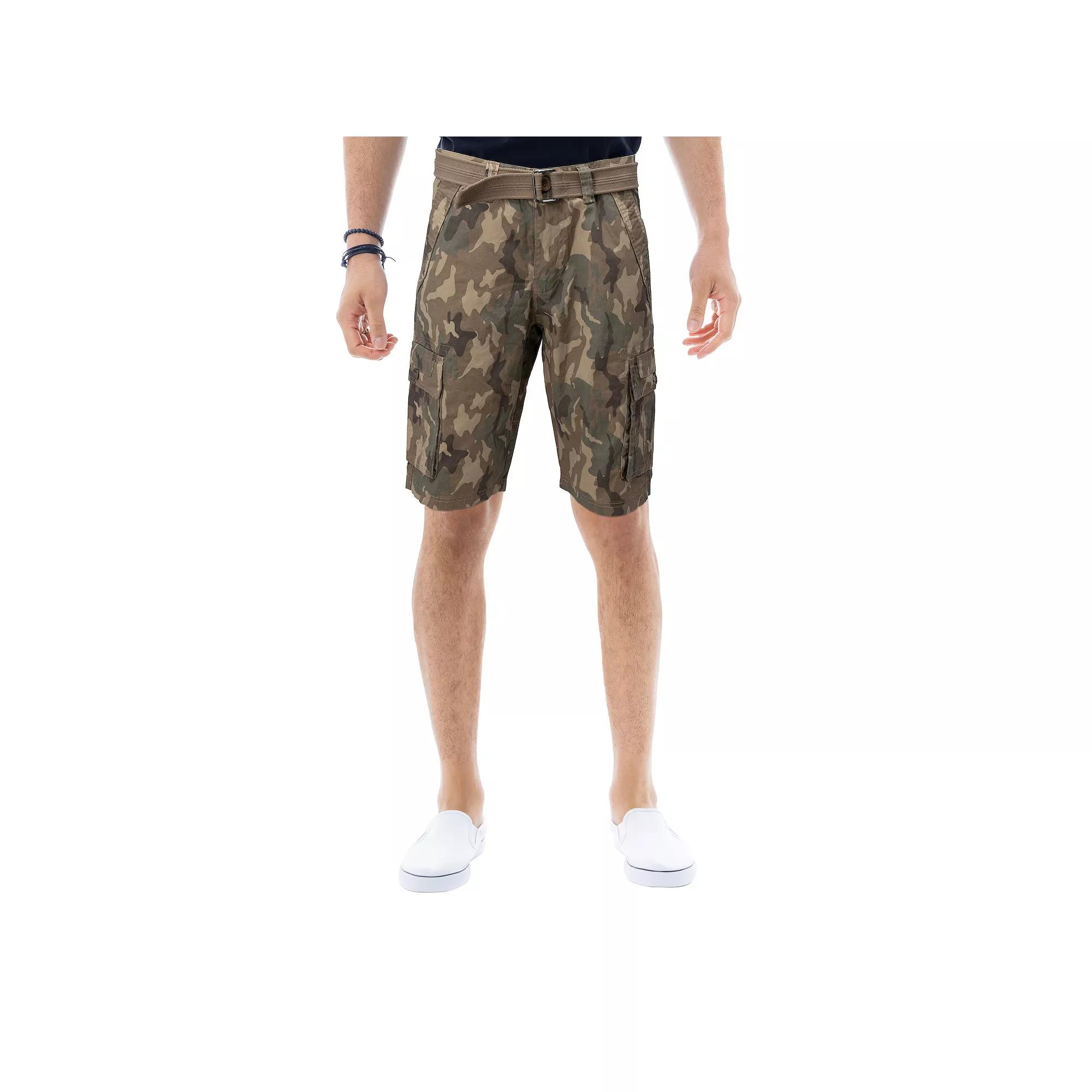 Mens RAW X by Xray 12.5-in. Cargo Shorts Desert Green Product Image