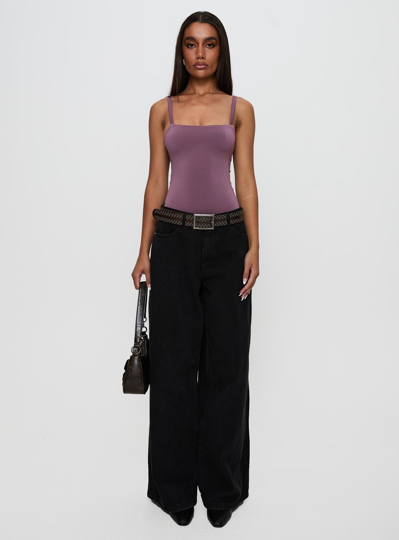 Off Stage Bodysuit Purple Product Image