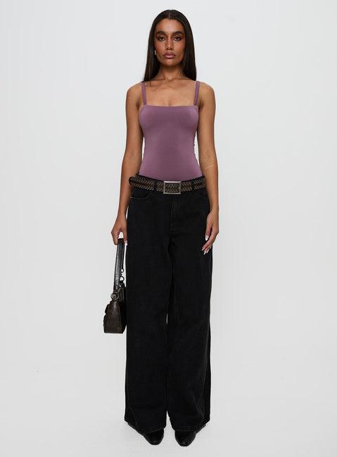 Off Stage Bodysuit Purple Product Image