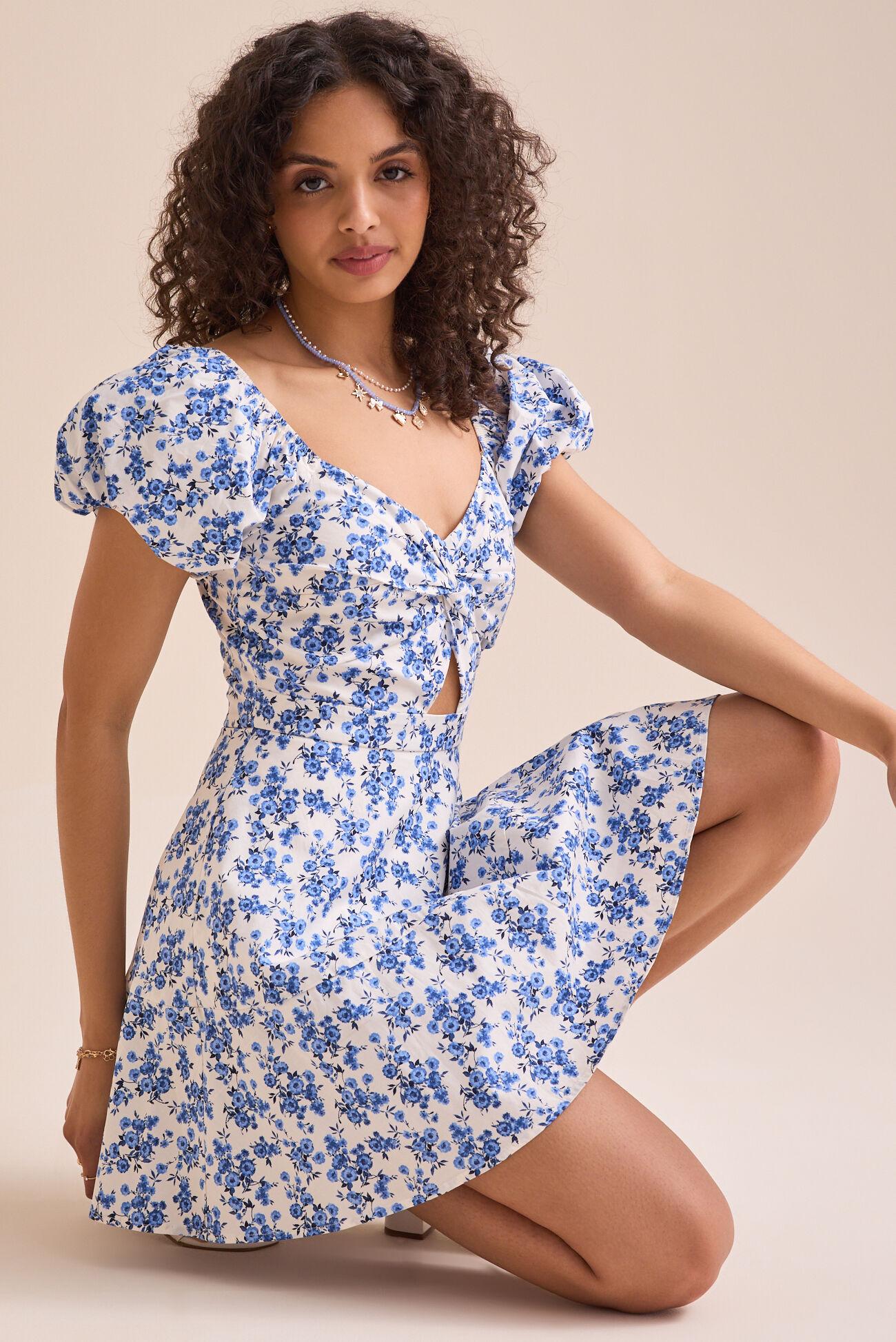 Meg Floral Mini Dress Product Image