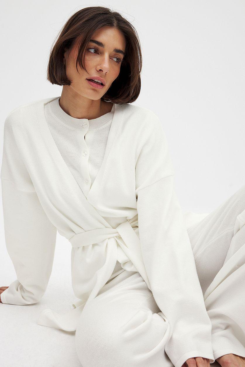 Knitted Wrap Cardigan Product Image