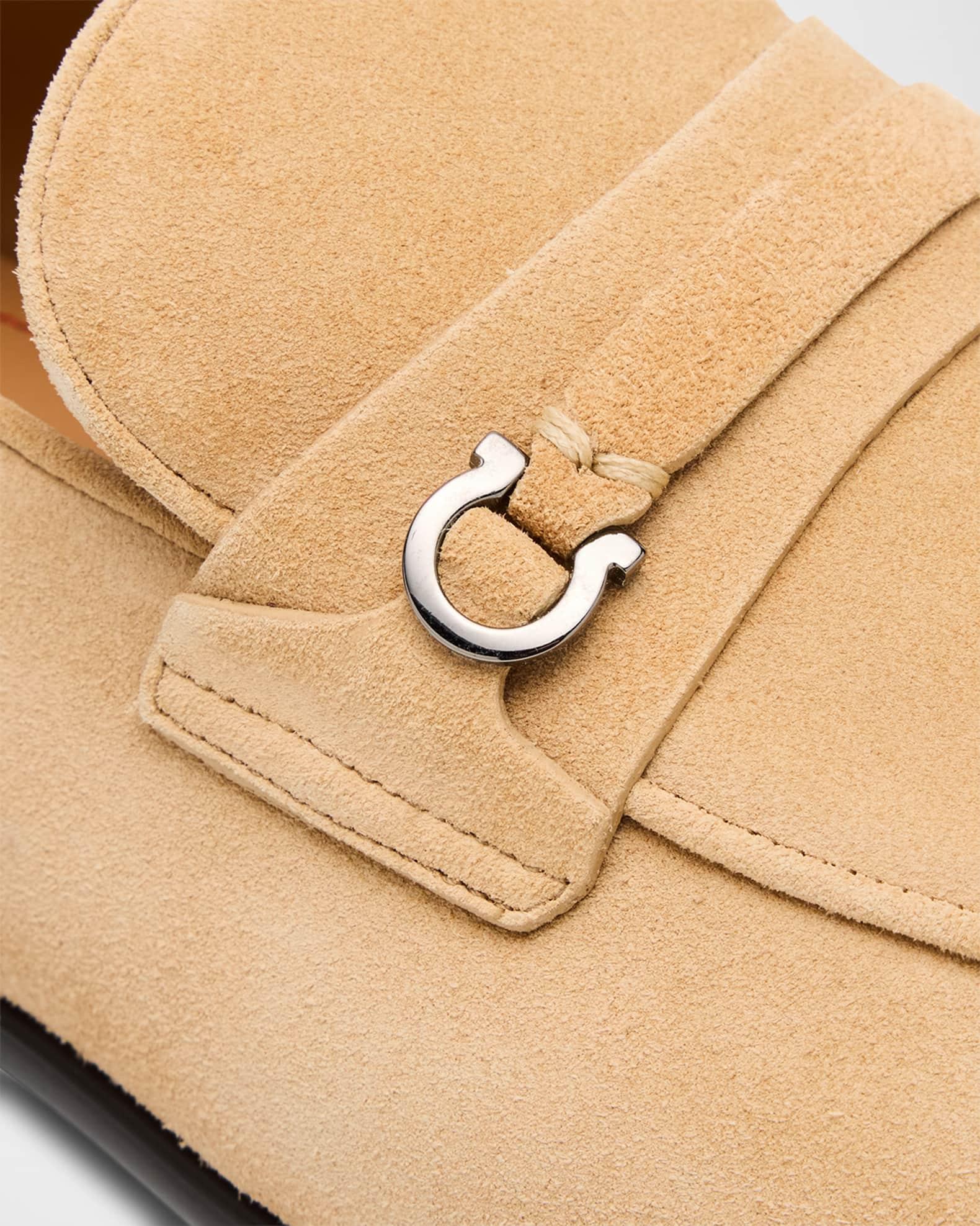 Men's Desio Suede Gancio Penny Loafers Product Image