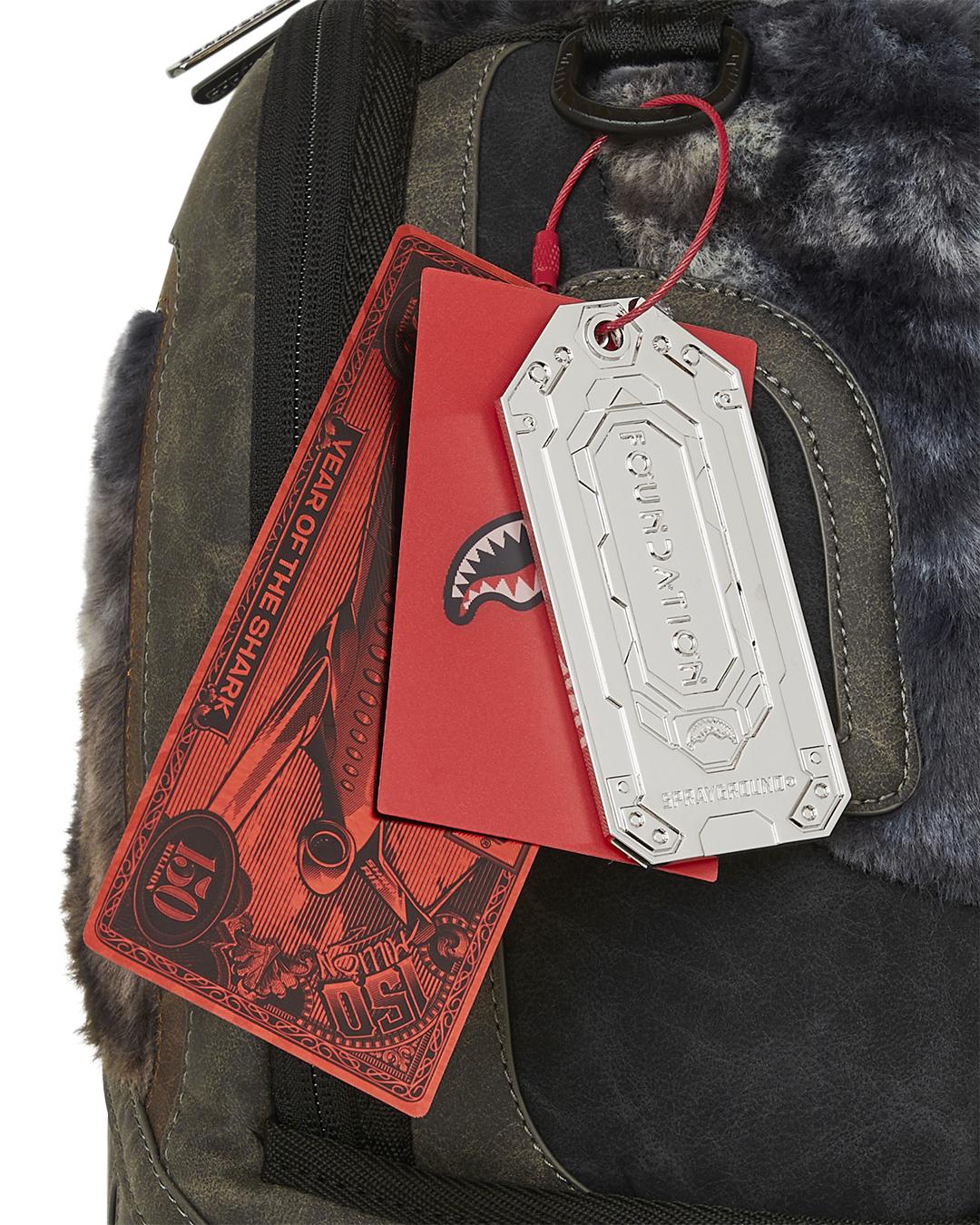 FOUNDATION DAYS FUR COAT SHARK BACKPACK Product Image