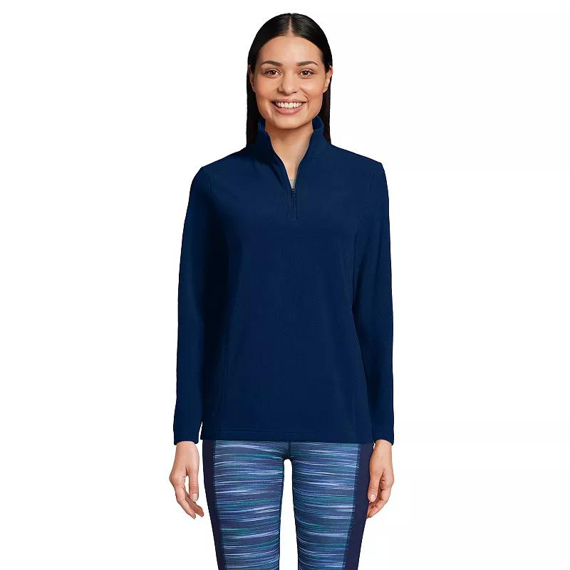 Petite Lands' End 1/4-Zip Fleece Pullover, Women's,  Product Image