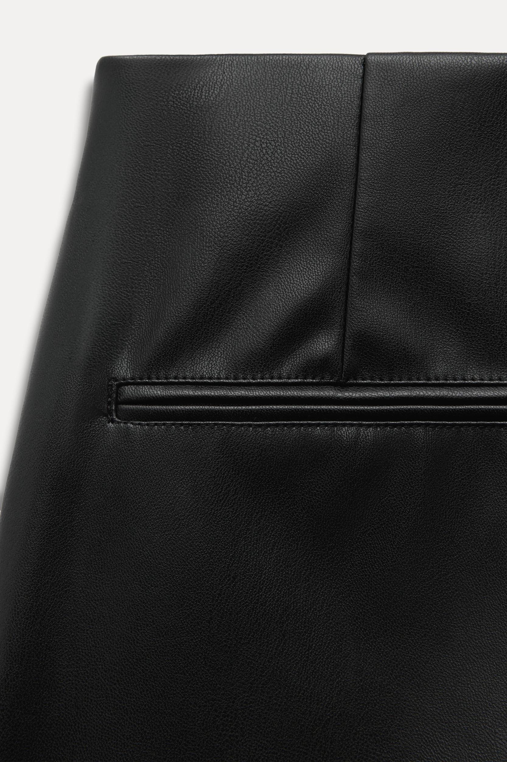 FAUX LEATHER SKORT Product Image