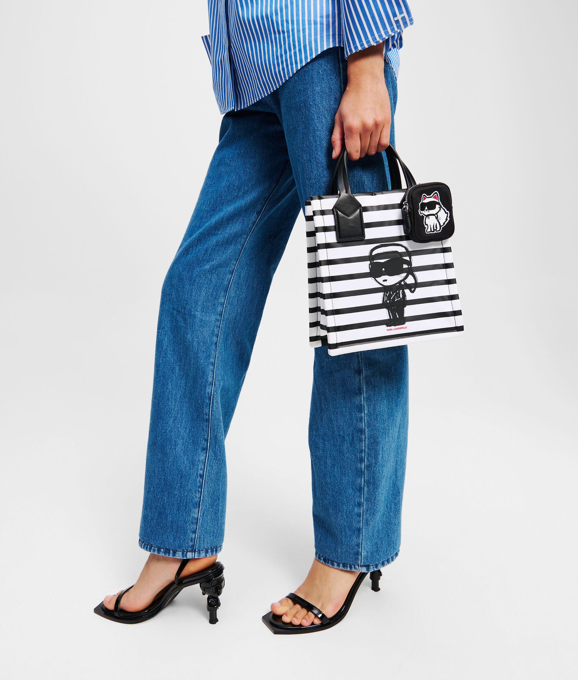 IKON STRIPED SMALL TOTE BAG Product Image