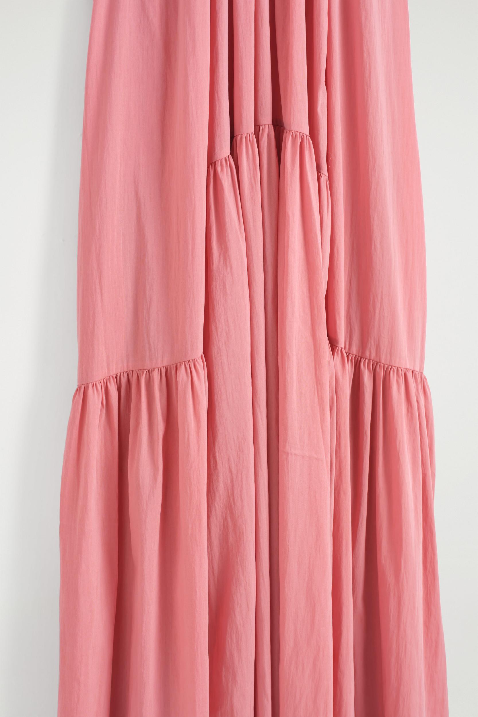 GATHERED HALTERNECK MAXI DRESS Product Image