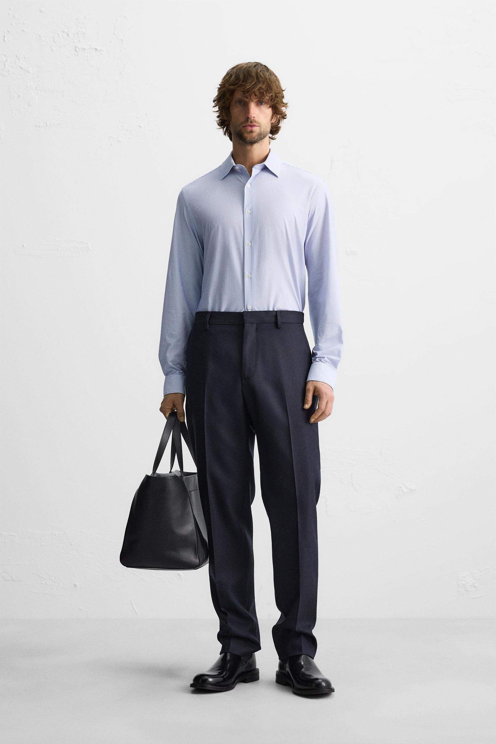 TEXTURED STRETCH SHIRT Product Image