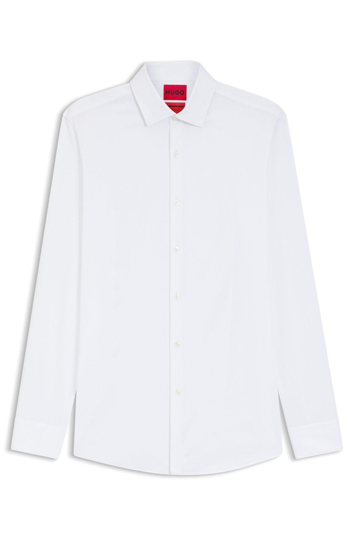 Slim-fit shirt in stretch twill Product Image