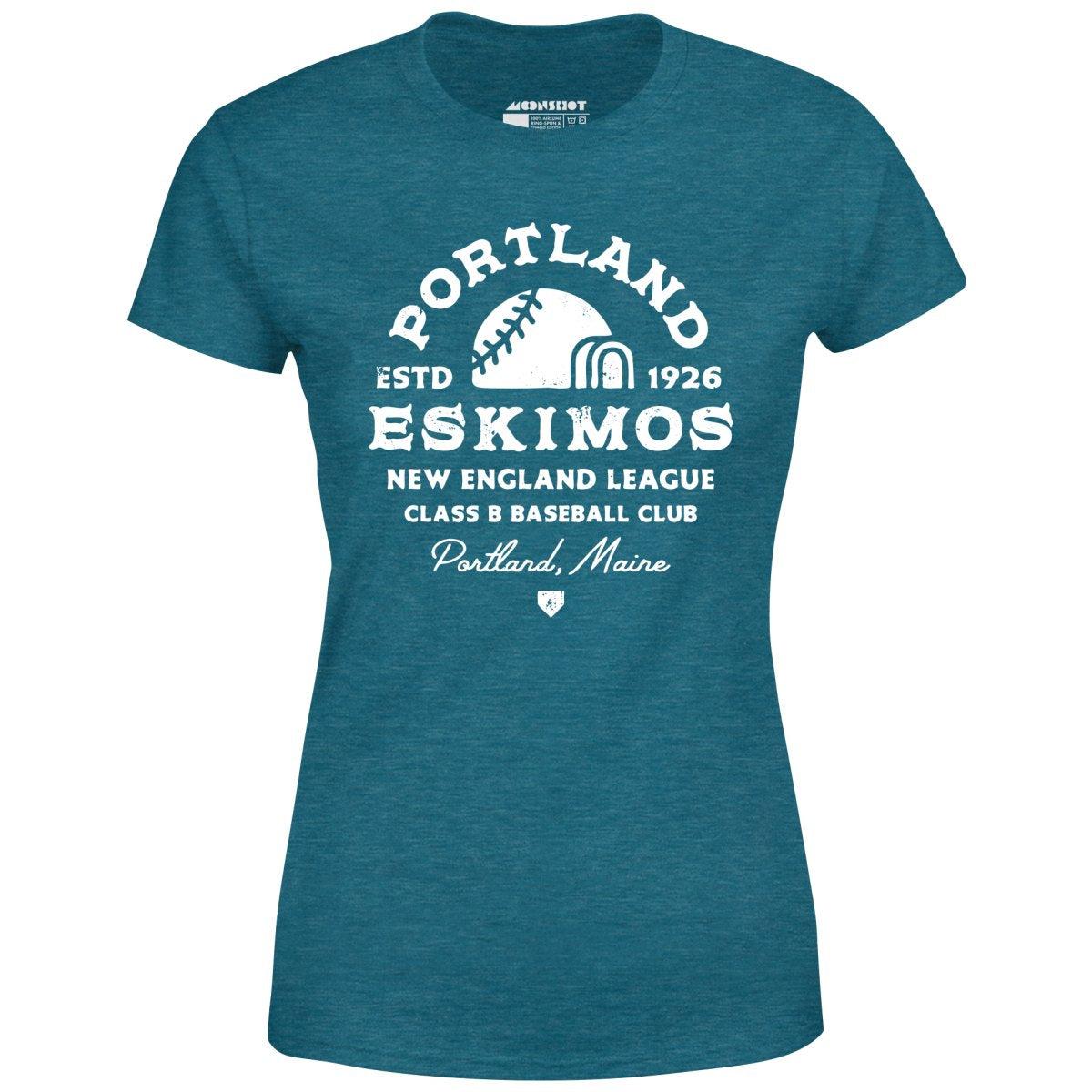 Portland Eskimos - Maine - Vintage Defunct Baseball Teams - Women's T-Shirt Female Product Image