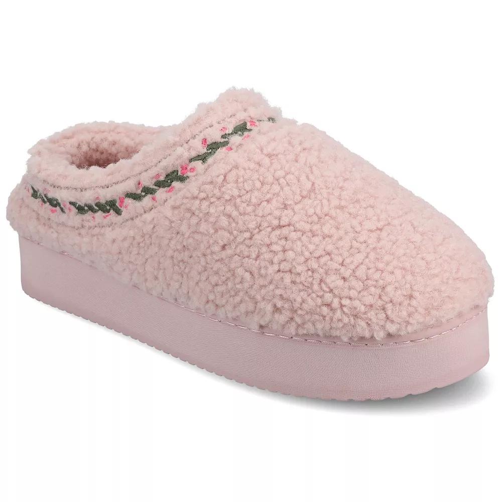 Journee Pallmer Womens Cushioned Clog Sippers Product Image