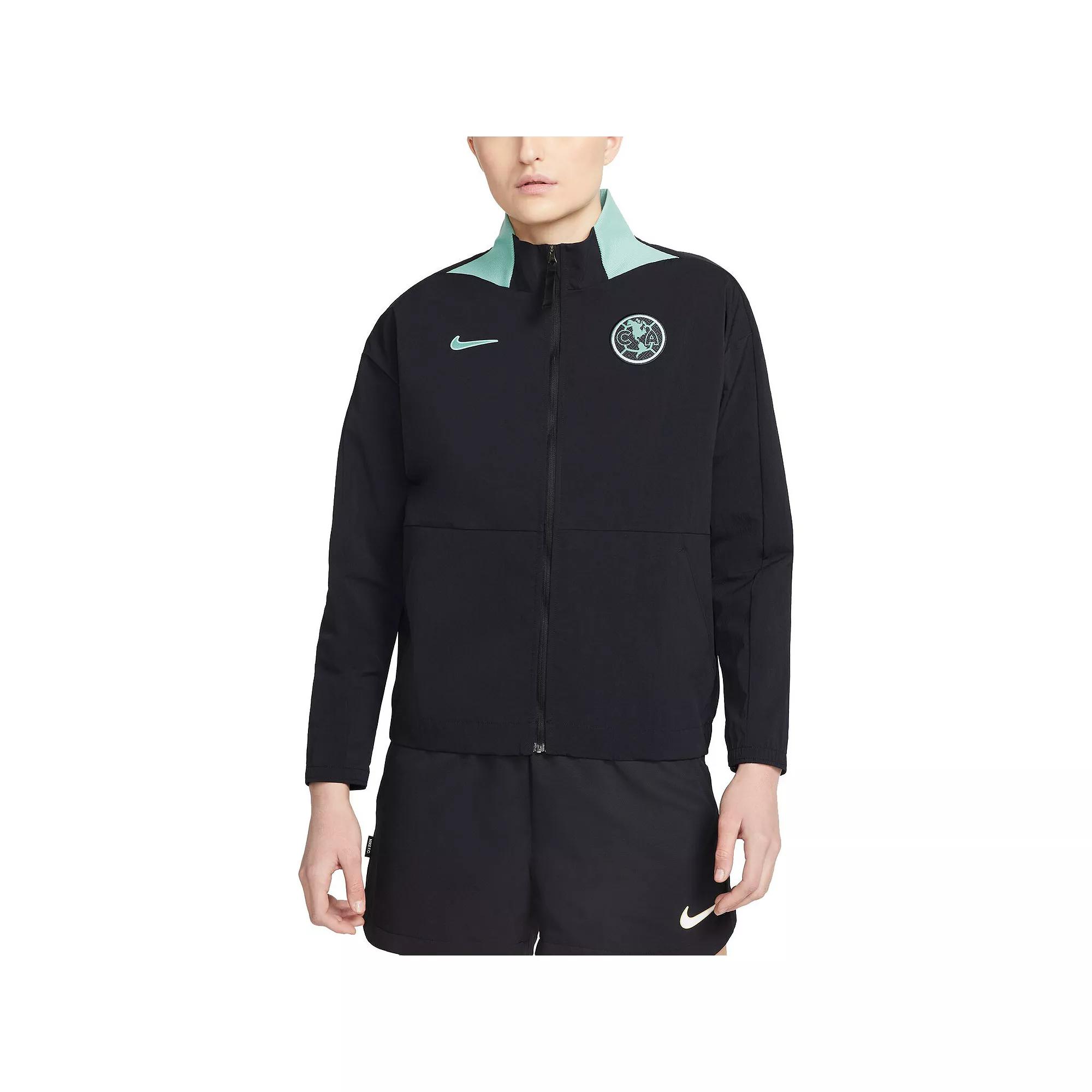 Women's Nike Black Club America Anthem Raglan Full-Zip Jacket,  Product Image