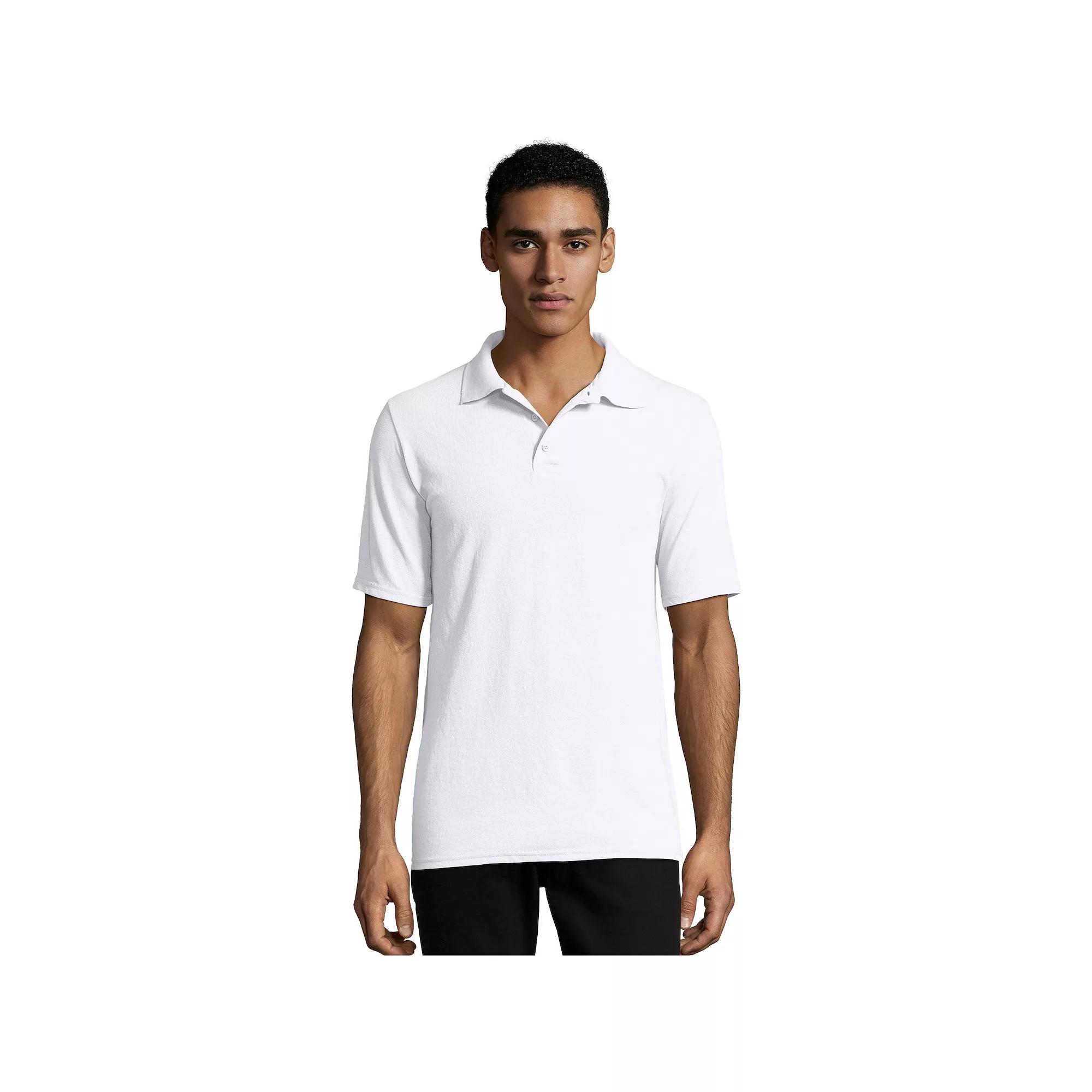 Men's Hanes® X-Temp Fresh IQ Pique Polo,  Product Image