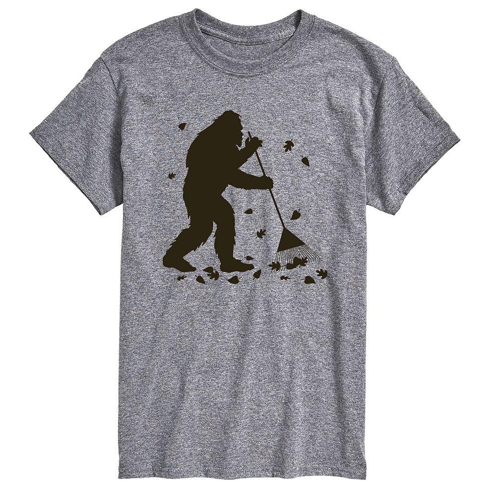 Men's Sasquatch Raking Leaves Tee,  Product Image