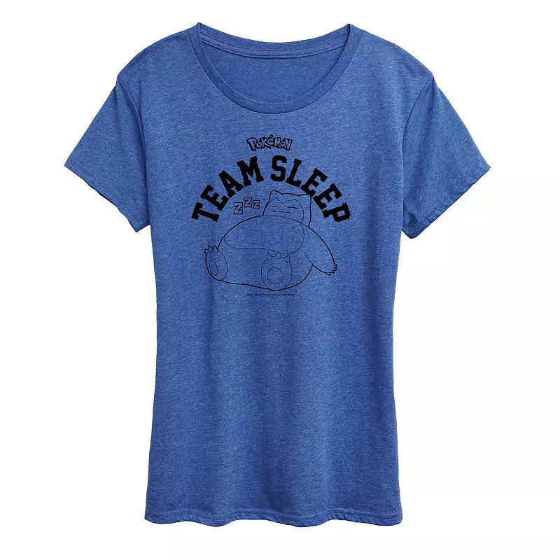 Women's Pokemon Snorlax Team Sleep Graphic Tee,  Product Image