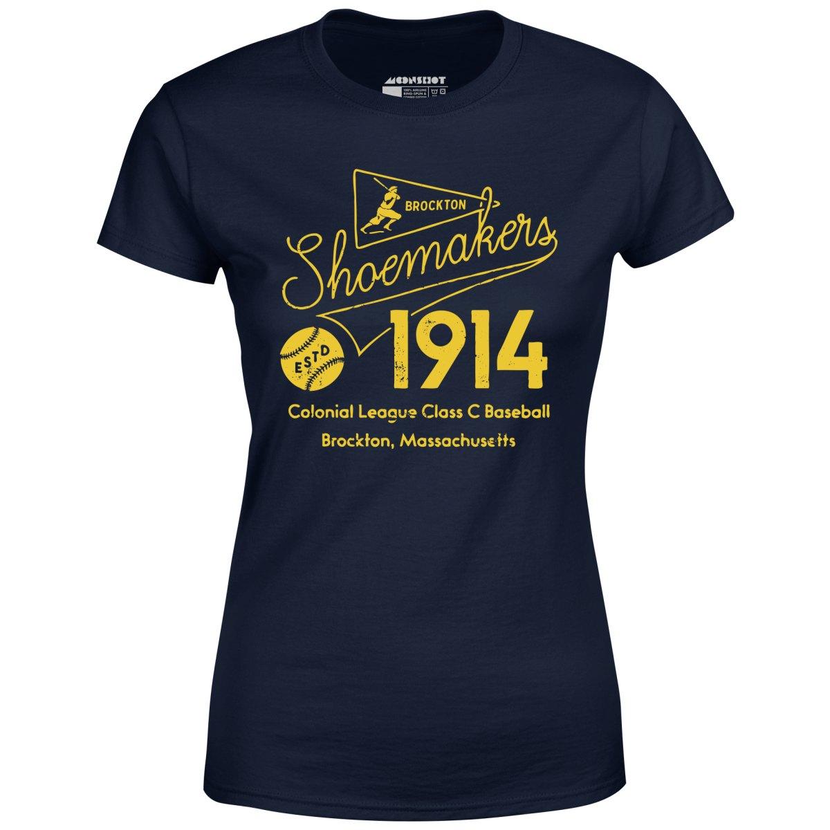 Brockton Shoemakers - Massachusetts - Vintage Defunct Baseball Teams - Women's T-Shirt Female Product Image
