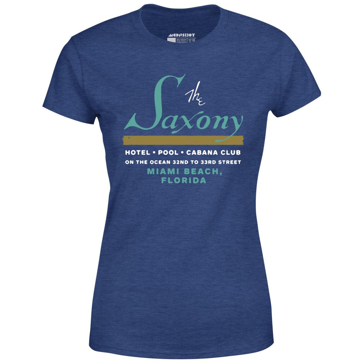 The Saxony - Miami Beach, FL - Vintage Hotel - Women's T-Shirt Female Product Image