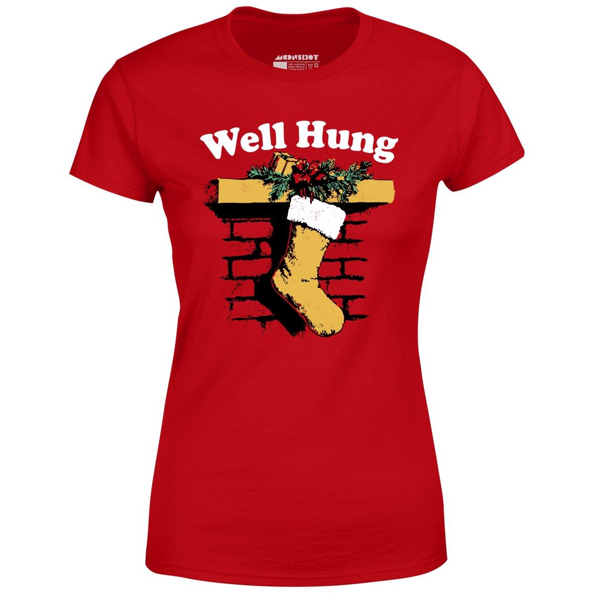 Well Hung Christmas - Women's T-Shirt Female Product Image