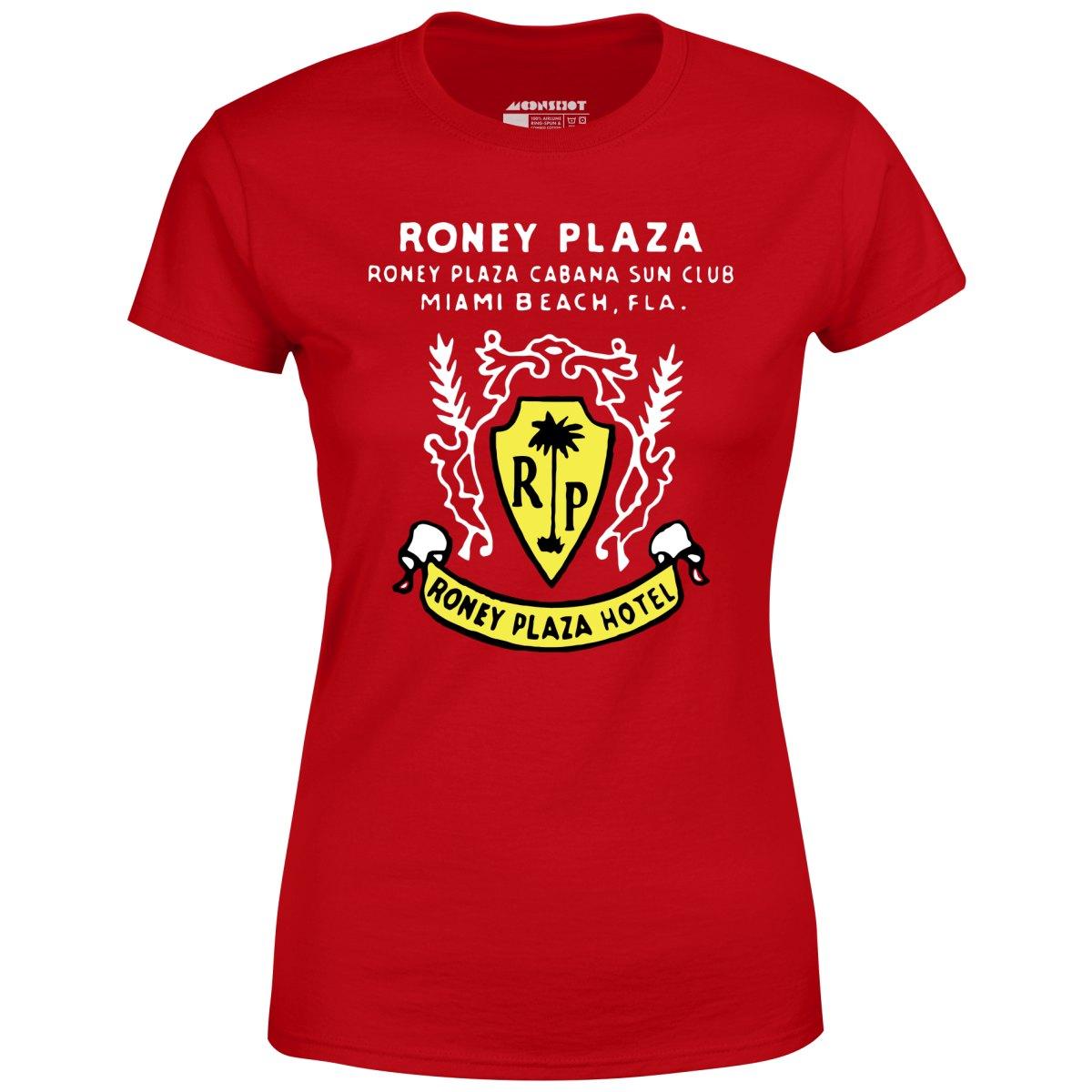 Roney Plaza - Miami Beach, FL - Vintage Hotel - Women's T-Shirt Female Product Image
