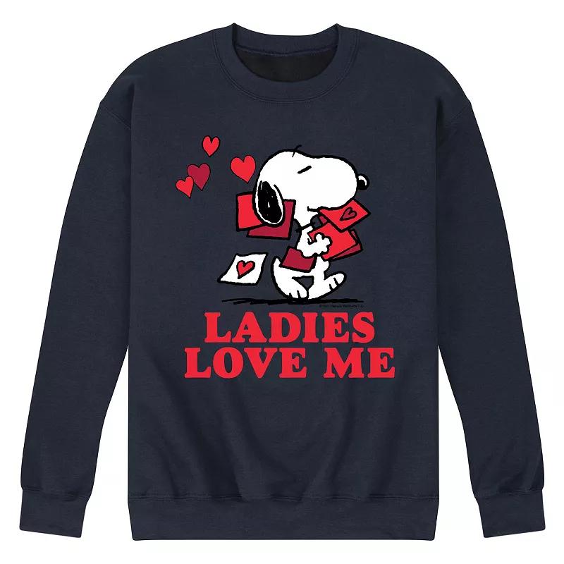 Men's Peanuts Ladies Love Me Sweatshirt,  Product Image
