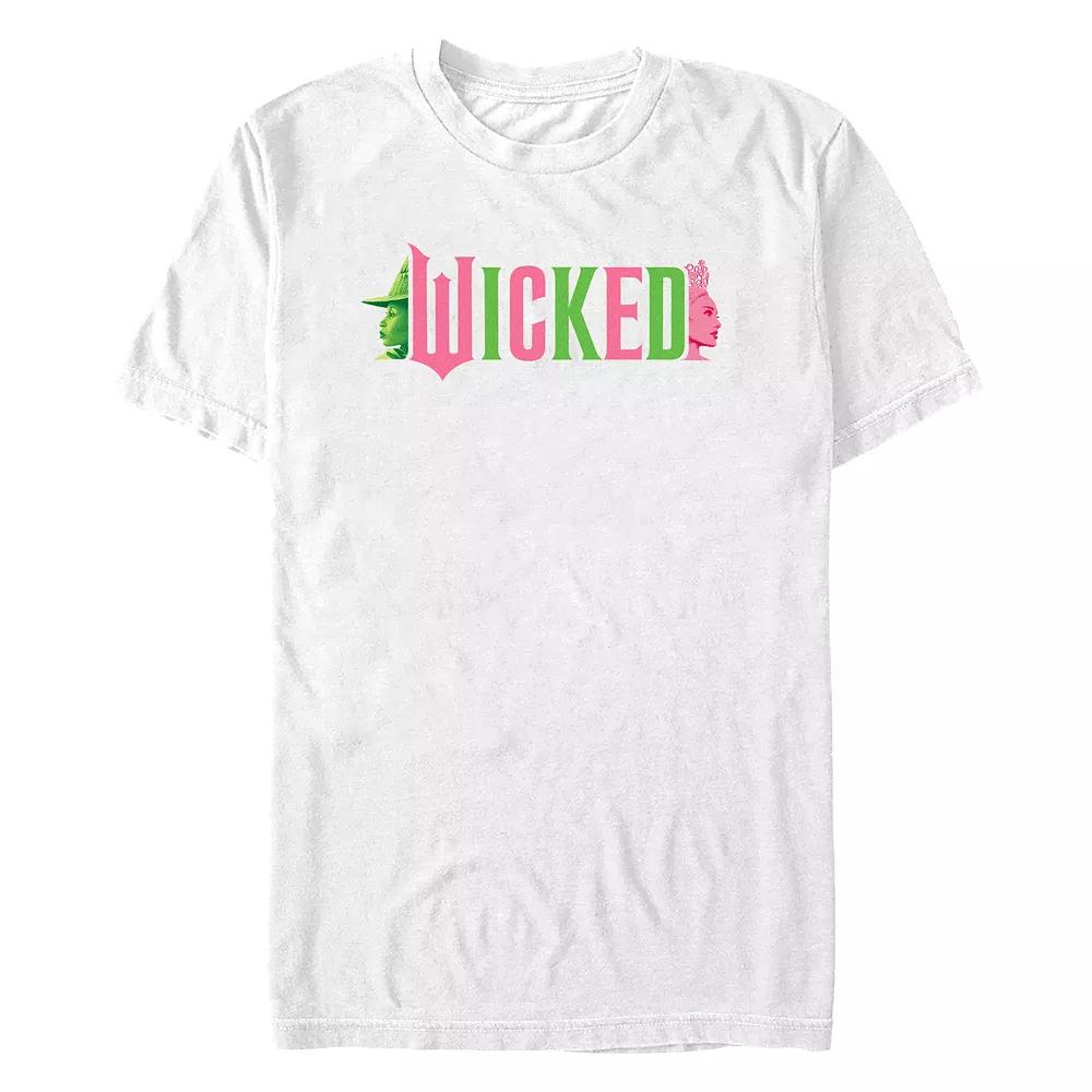 Men's Wicked Elphaba And Glinda Profile Graphic Tee,  Product Image