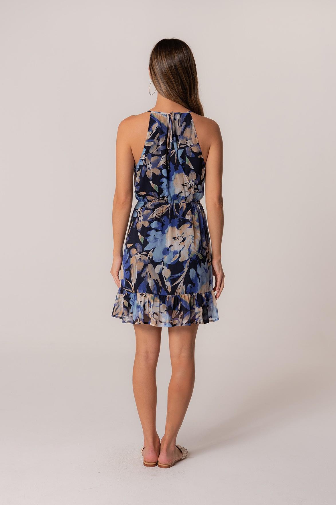 Spaghetti Strap Surplice Mini Dress Product Image