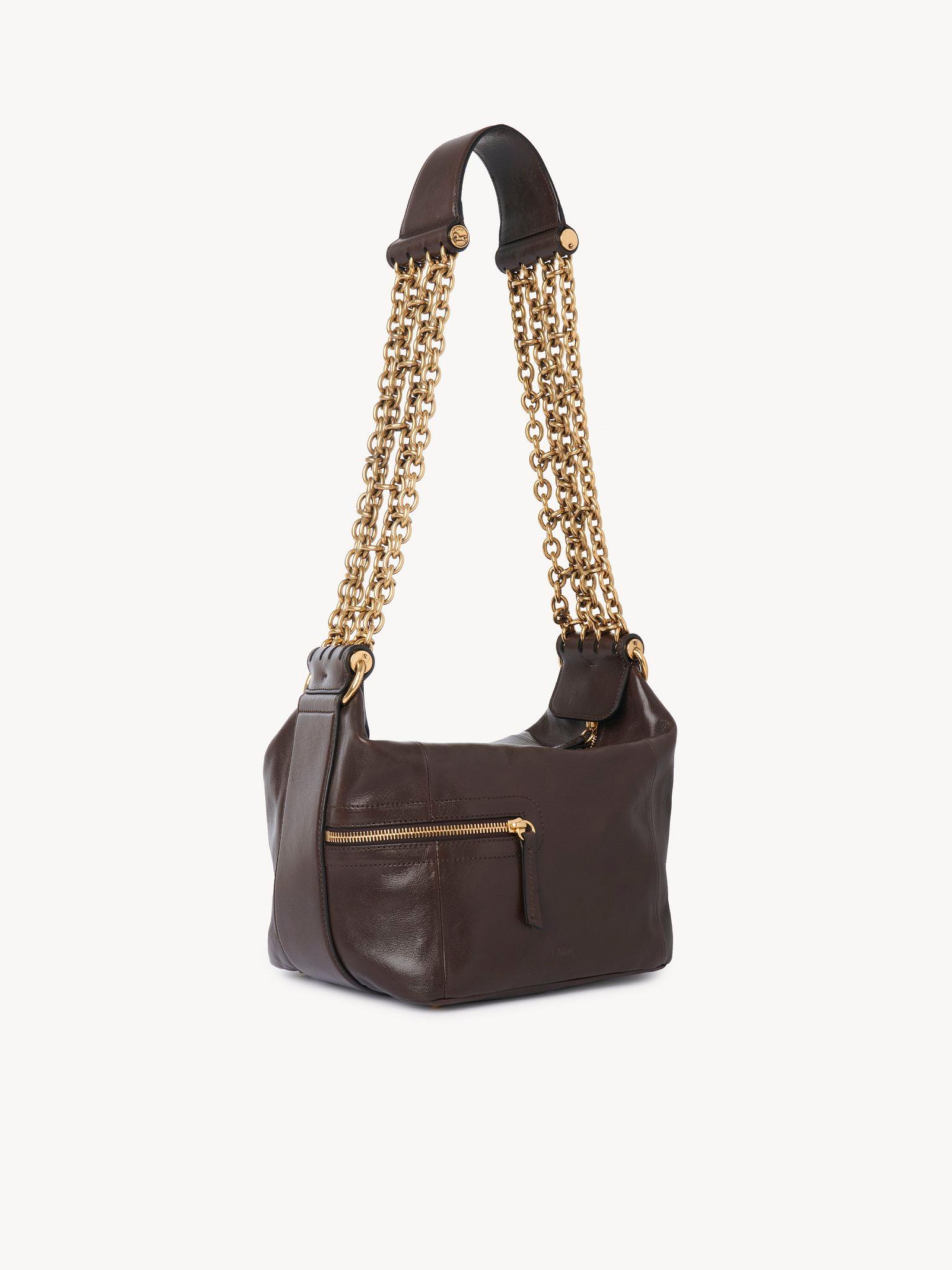 Camera Chain bag in shiny leather Product Image