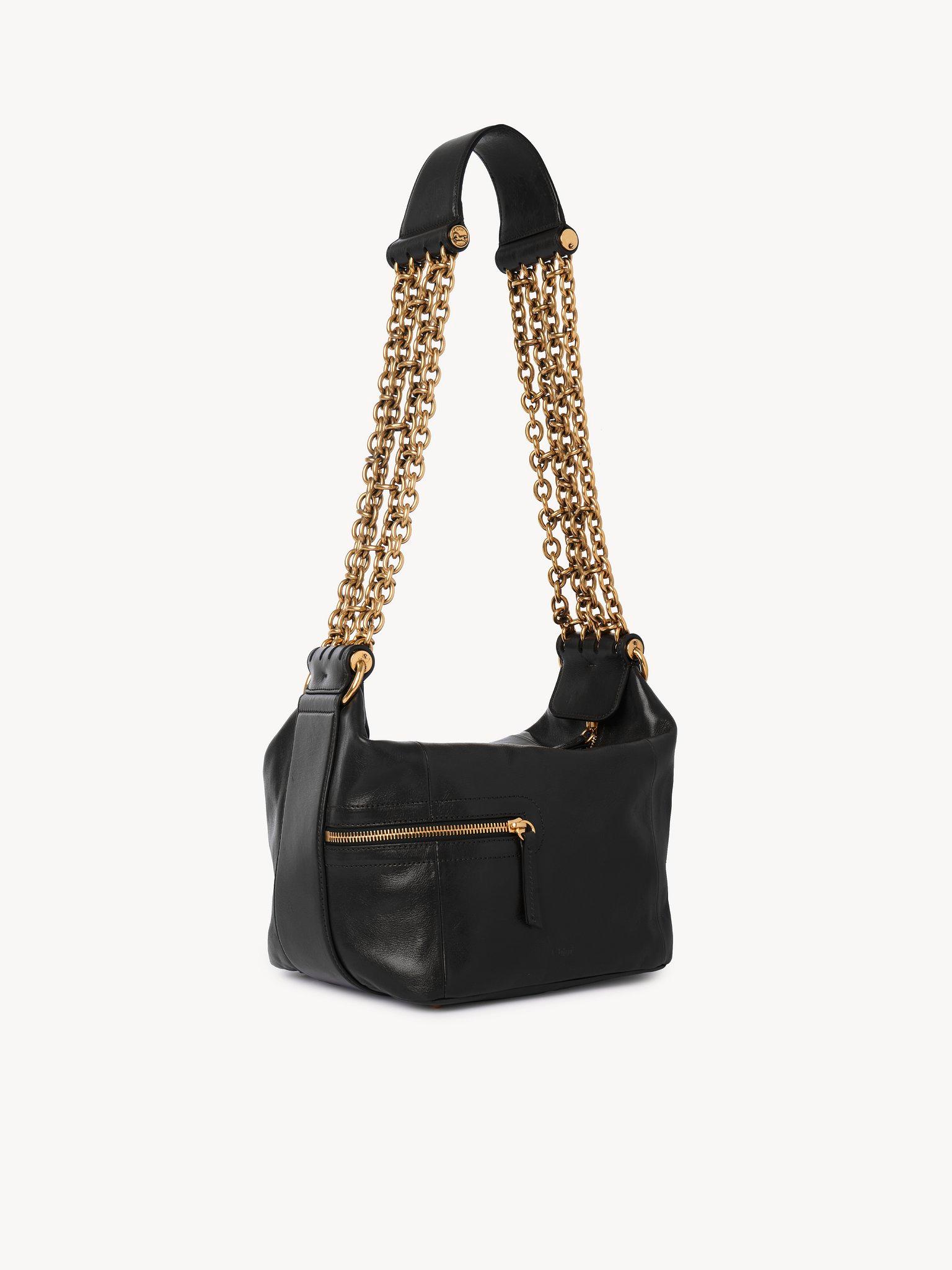 Camera Chain bag in shiny leather Product Image
