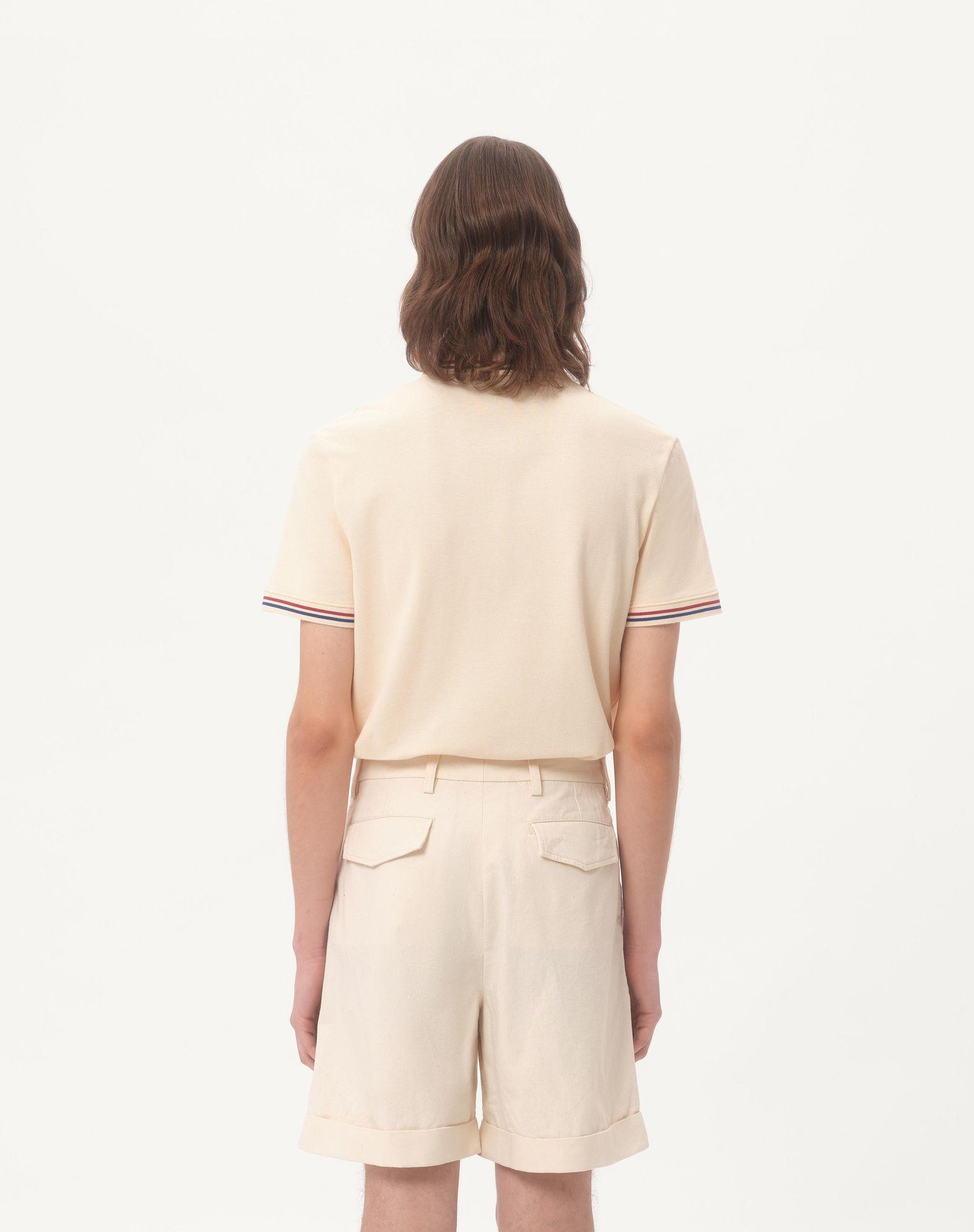 Cotton Piqué Polo Shirt With Vlogo Patch Product Image