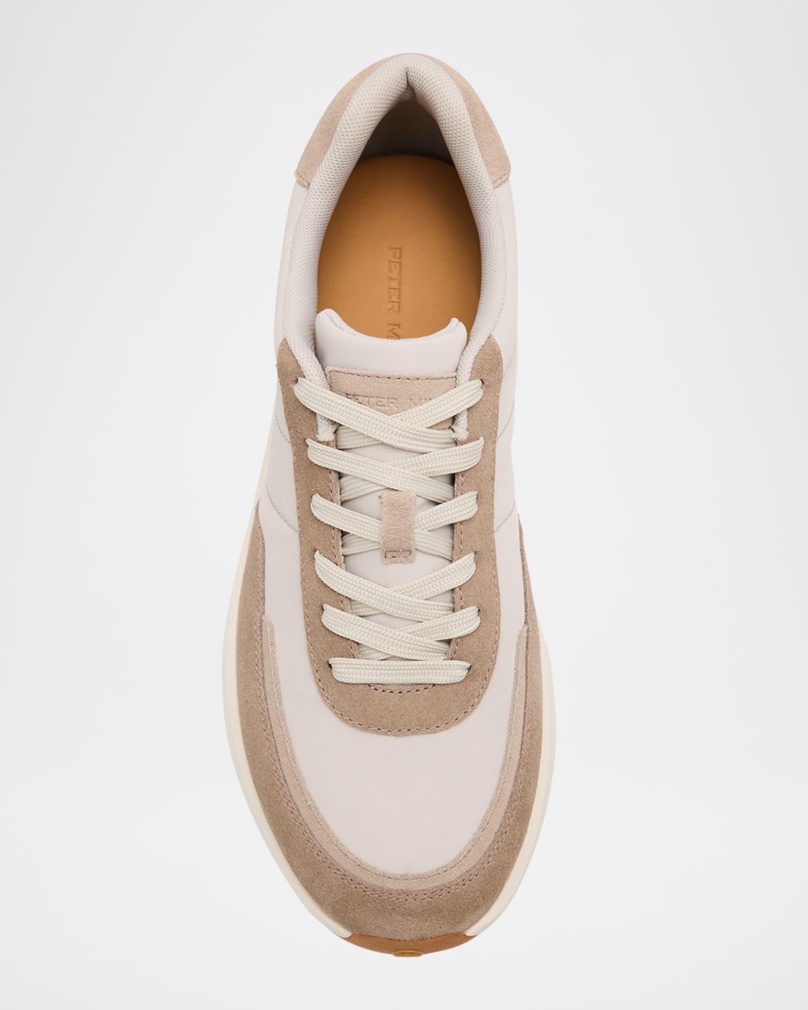 Men's Journeyman Nylon and Suede Low-Top Sneakers Product Image