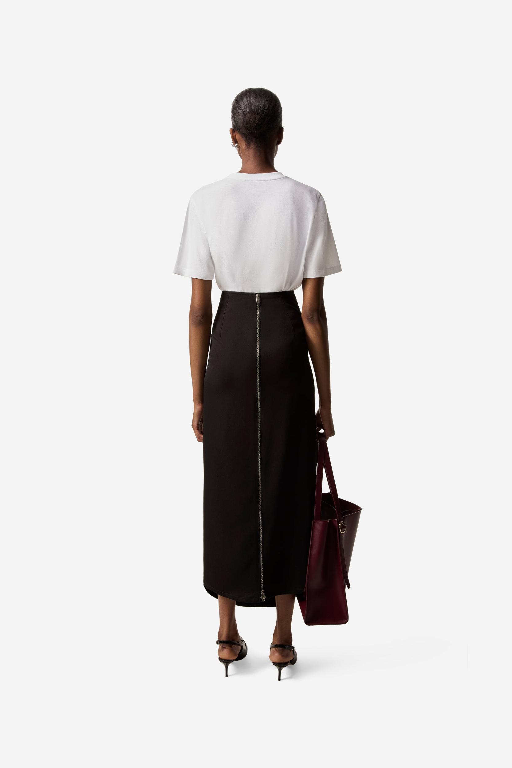Long Zip Skirt Product Image