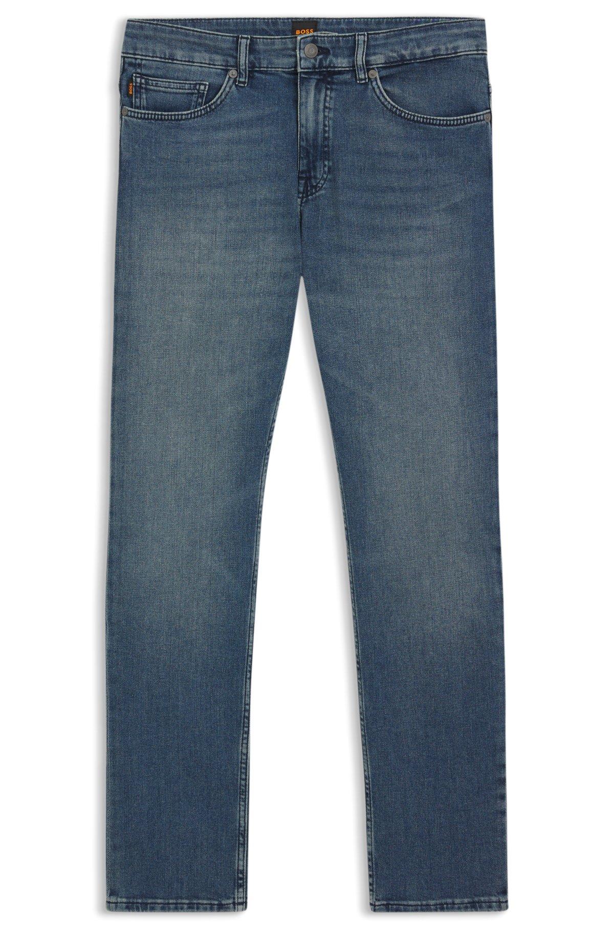 Delaware slim-fit jeans in blue comfort-stretch denim Product Image