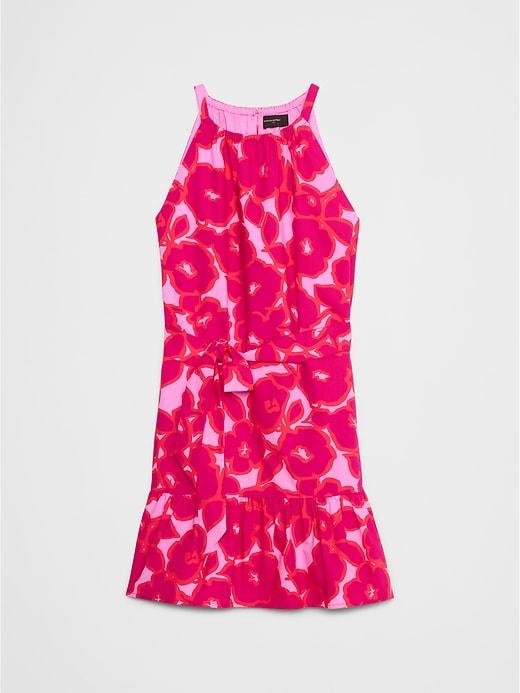 Poplin Tiered Mini Dress Product Image