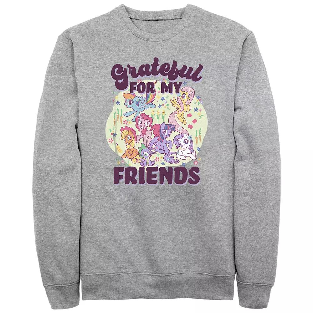 Men's My Little Pony Grateful For My Friends Graphic Fleece,  Product Image