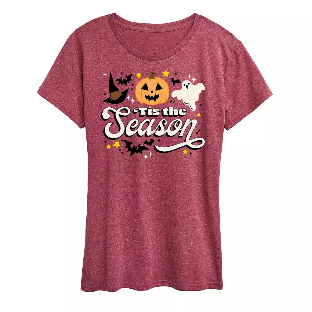 Women's 'Tis The Season Halloween Graphic Tee,  Product Image