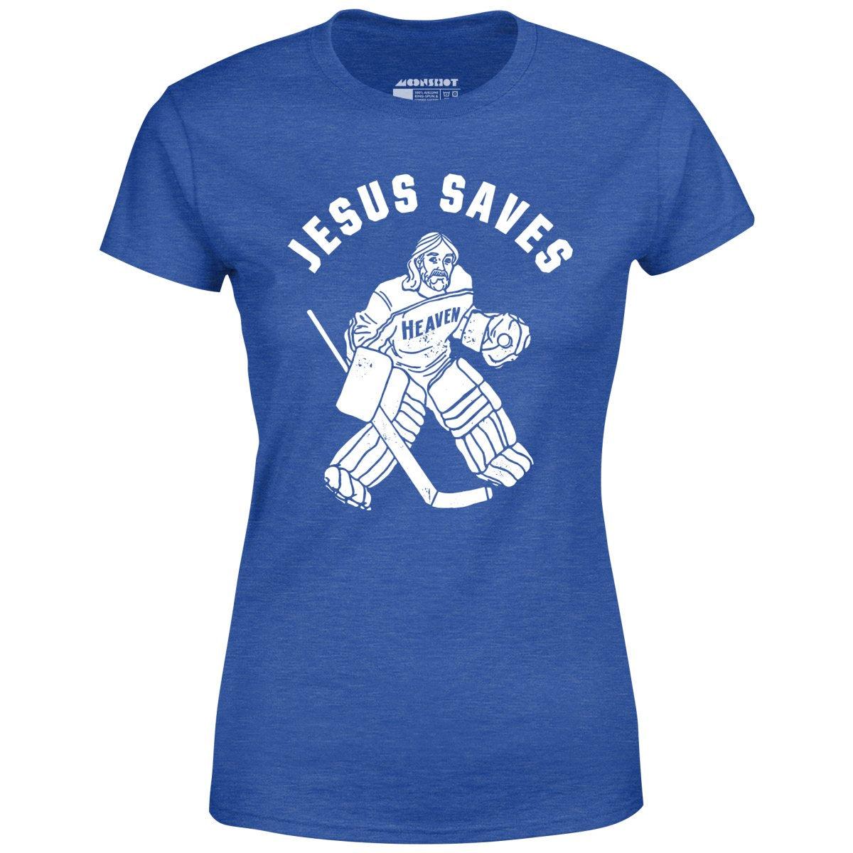 Jesus Saves - Hockey - Women's T-Shirt Female Product Image