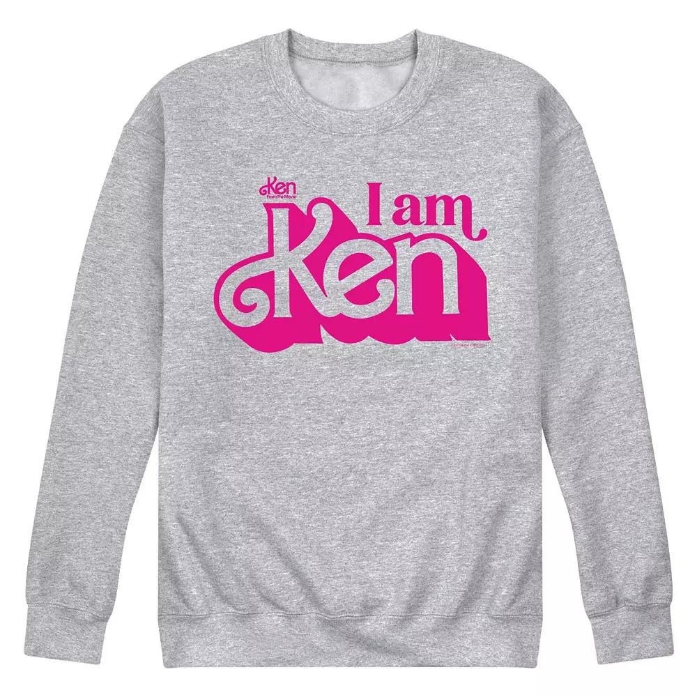 Men's Barbie™ The Movie I Am Ken Fleece Sweatshirt,  Product Image