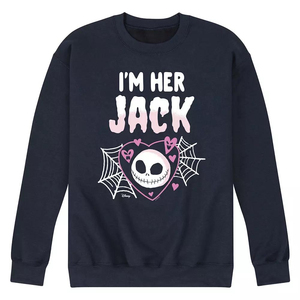 Disney's Nightmare Before Christmas Men's I'm Her Jack Fleece Sweatshirt,  Product Image