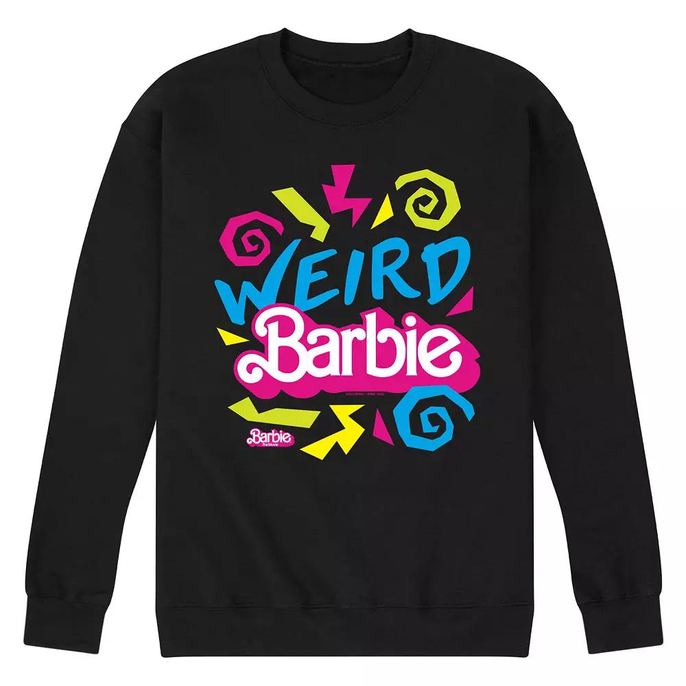 Men's Barbie™ The Movie Weird Barbie Fleece Sweatshirt,  Product Image