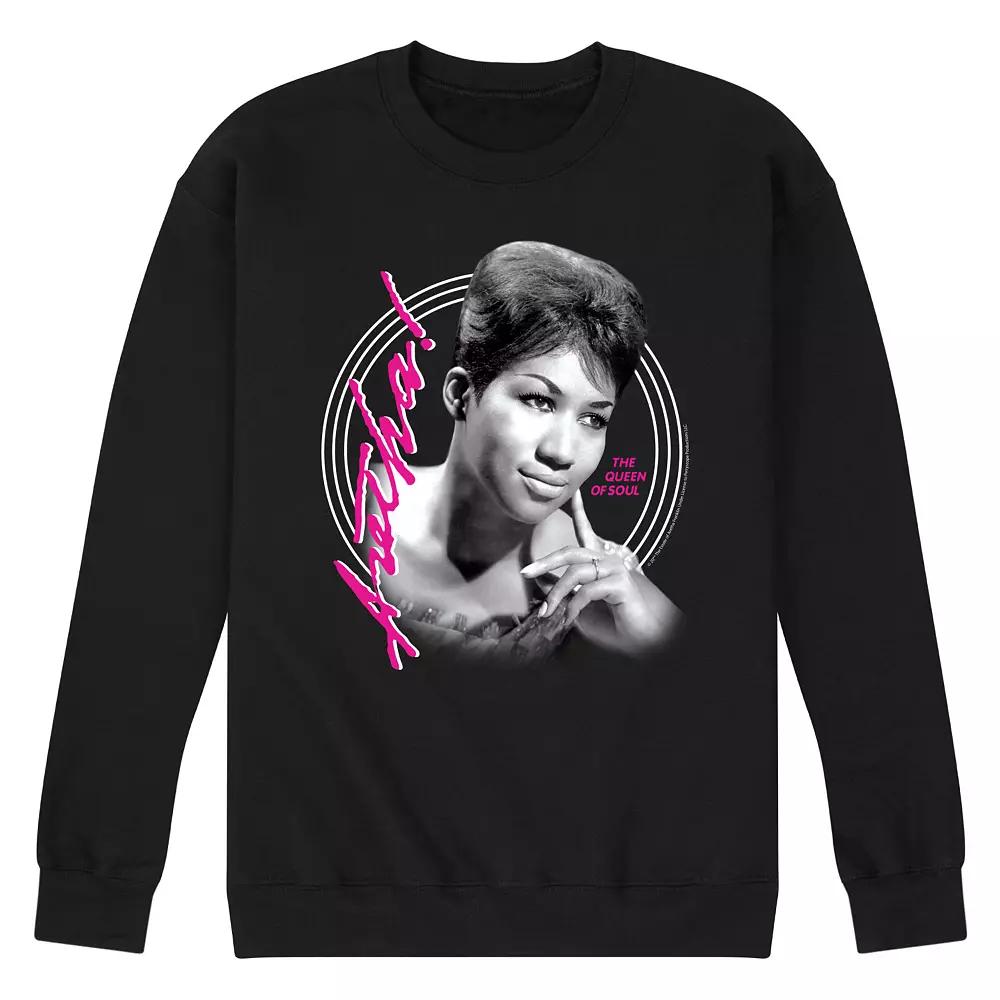Men's Aretha Franklin Queen Of Soul Fleece Sweatshirt,  Product Image